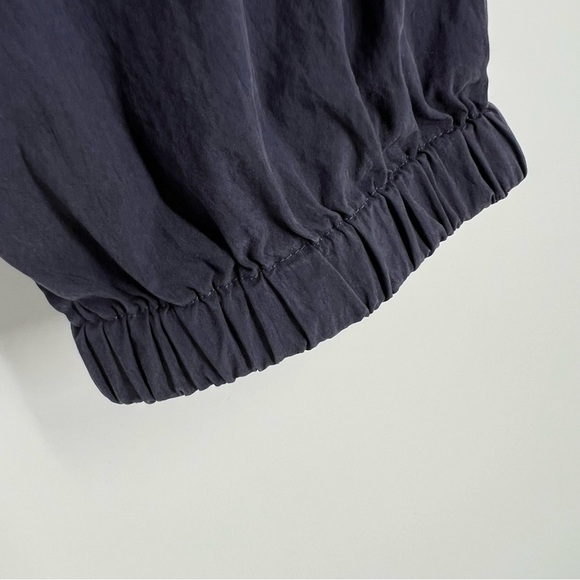 Sol Angeles Jogger Pants Womens Size Medium Steel Blue Nylon Tencel Crinkle - Picture 7 of 12